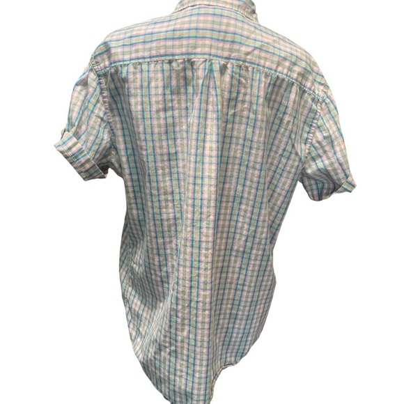 VURT men's size XL colorful plaid button down shirt - Picture 2 of 6